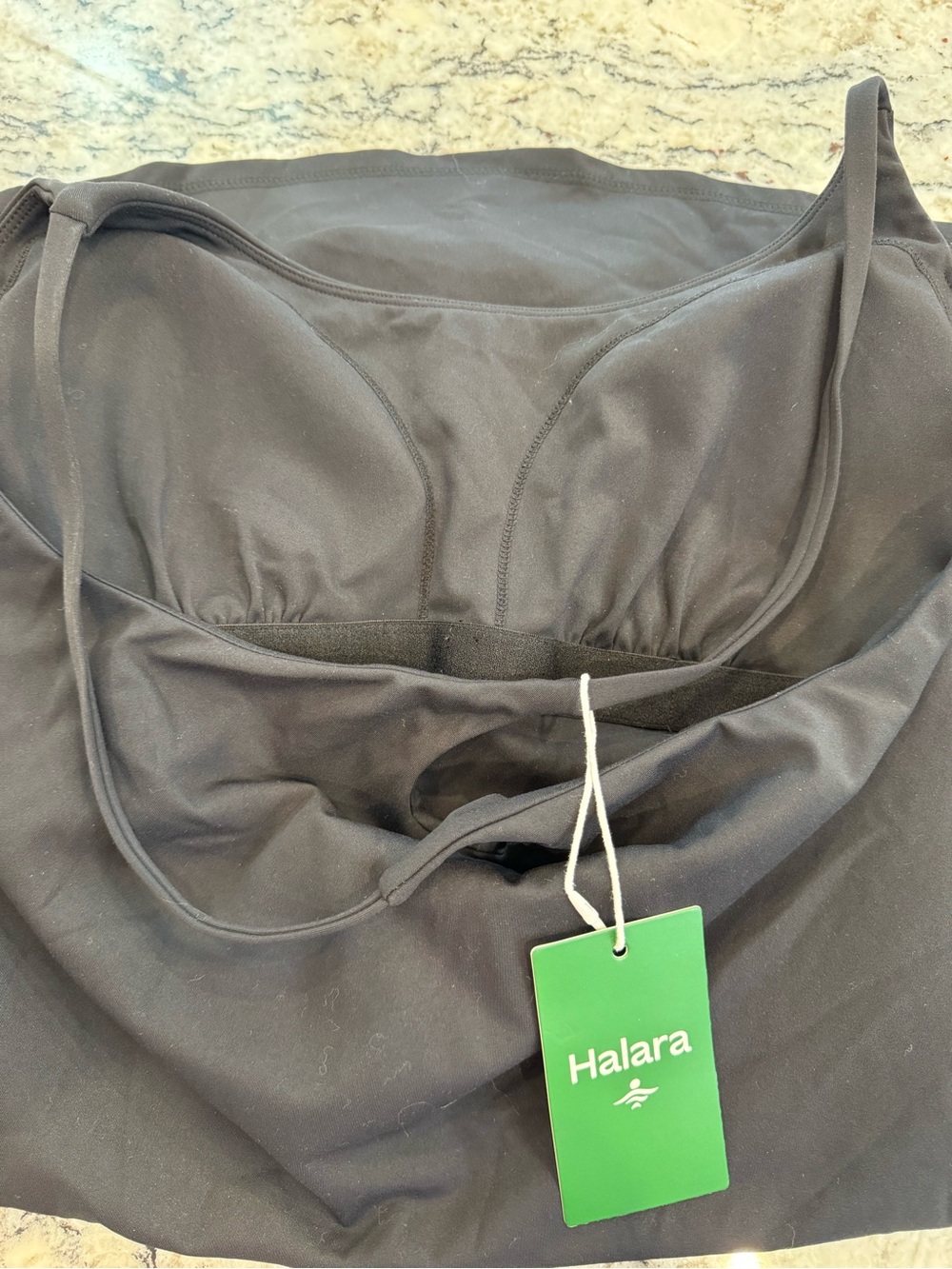 NWT Halara Black Built-In Shorts Active Dress Size Large - Picture 8 of 9